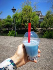 倉敷美観地区デニムストリート|デニムタピオカ・デニムスカッシュ